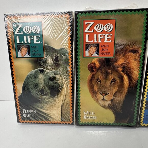 Zoo Life With JACK HANNA VHS Lot Flippin’ Out Sea Talking With Animals What’s Up - Picture 2 of 7